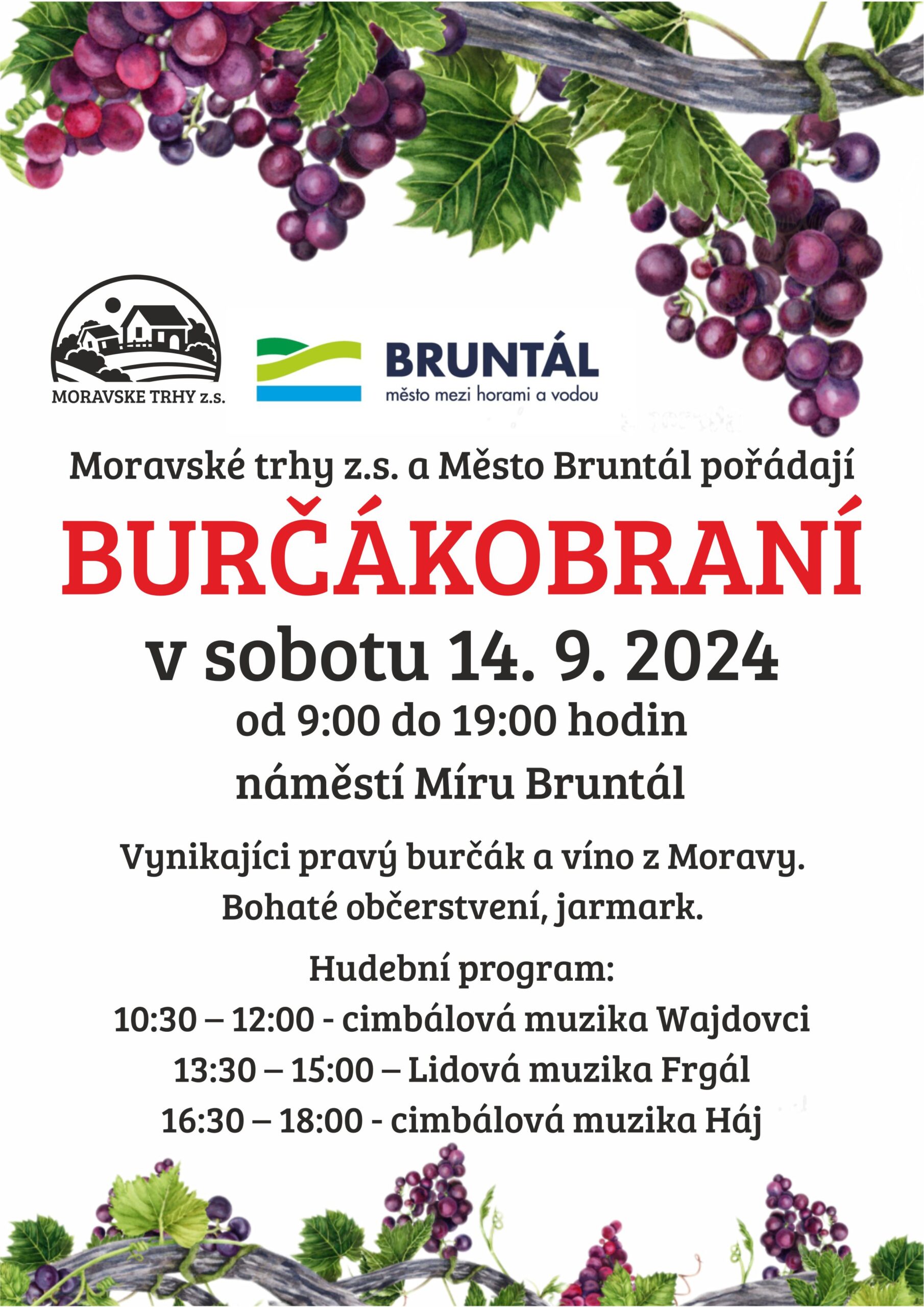 Burčákobraní 14.9.2024- Bruntál  !!!OBSAZENO!!!